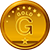Ornate Gold Medallion.