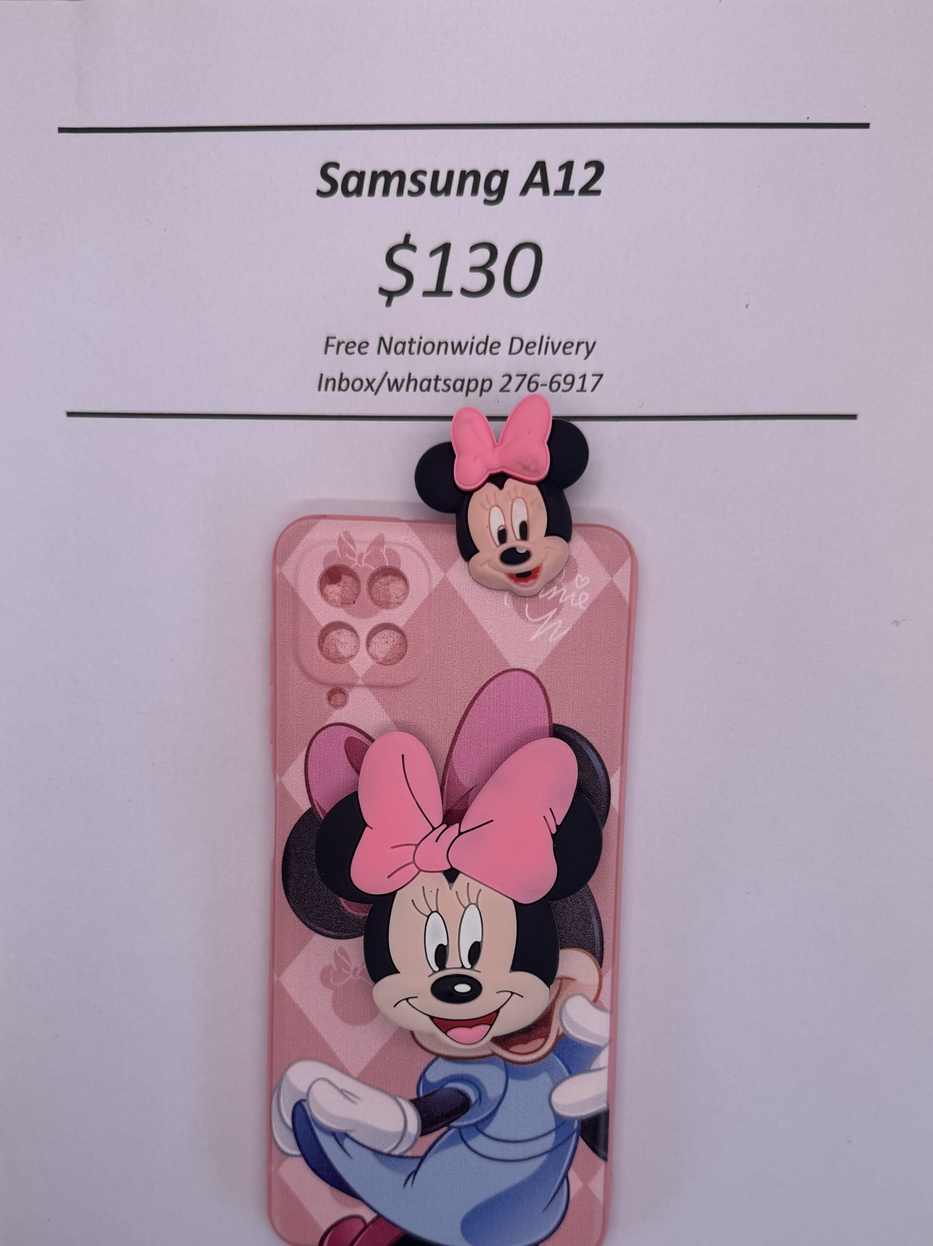 A12 Pink Minnie with Pop socket