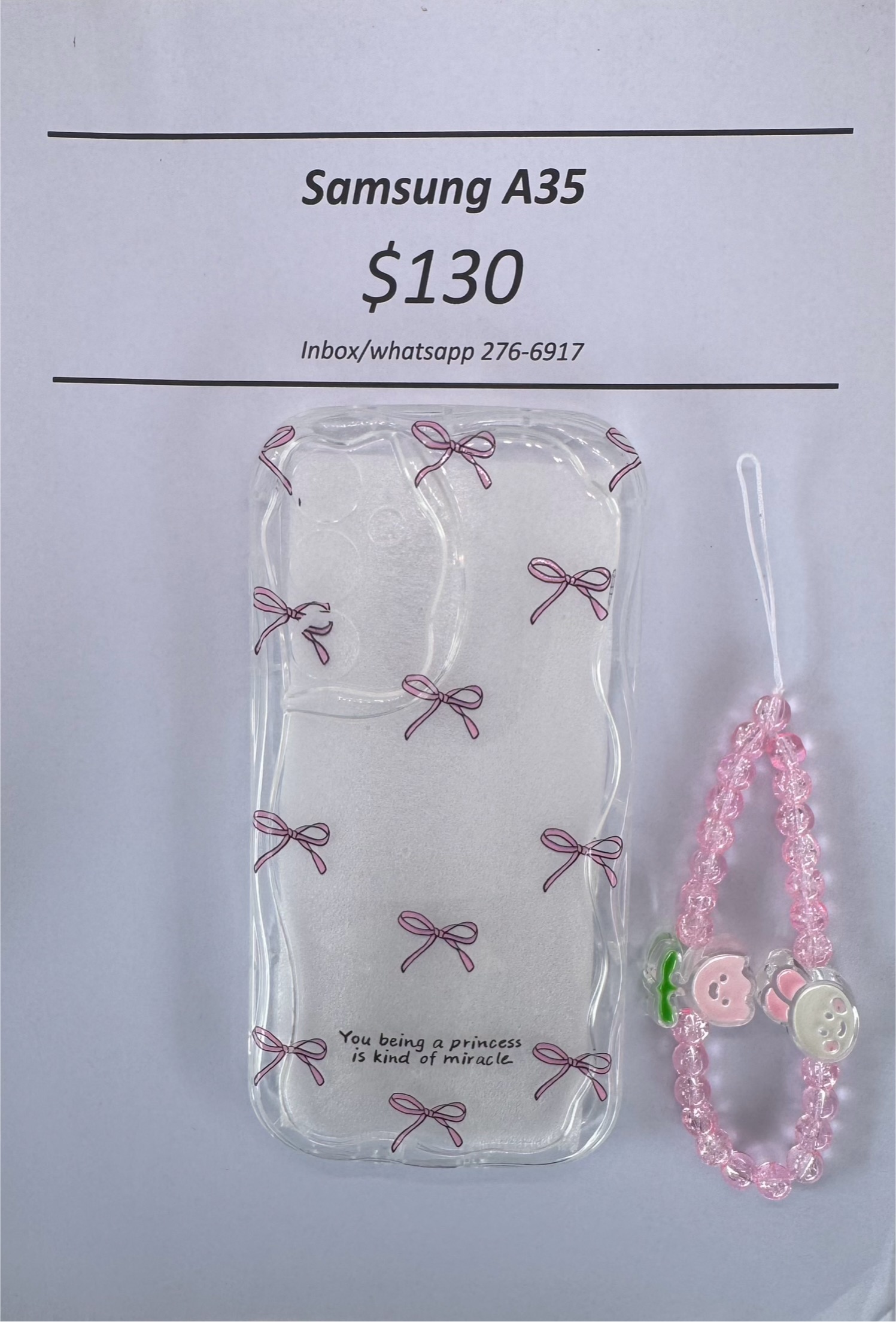 A35 Clear Bow Case