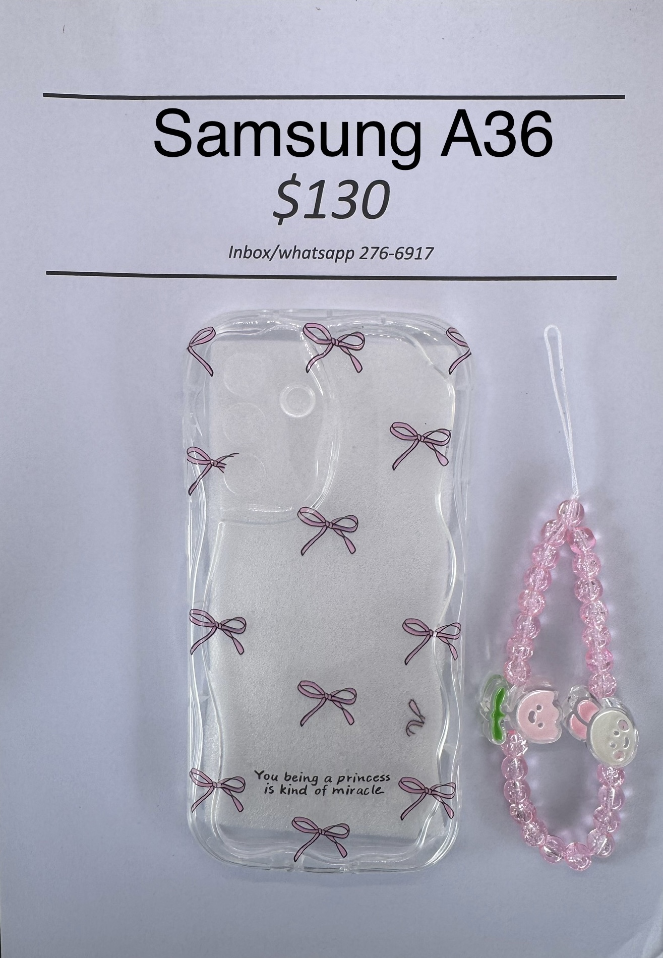 A36 Clear Bow Case