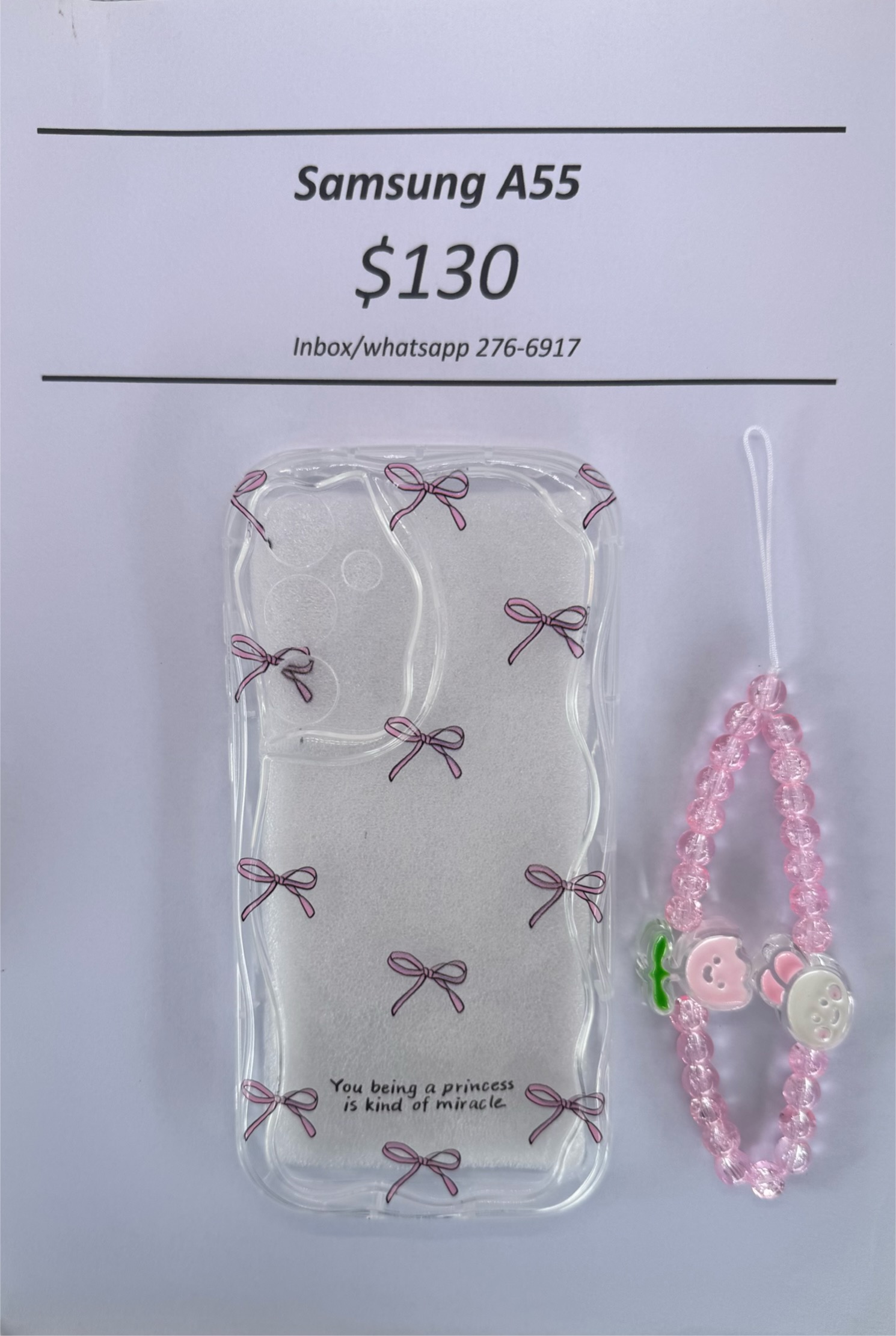 A55 Clear Bow Case