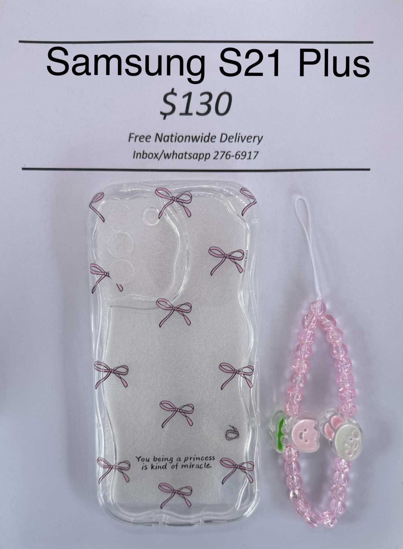 S21+ Clear Bow Case
