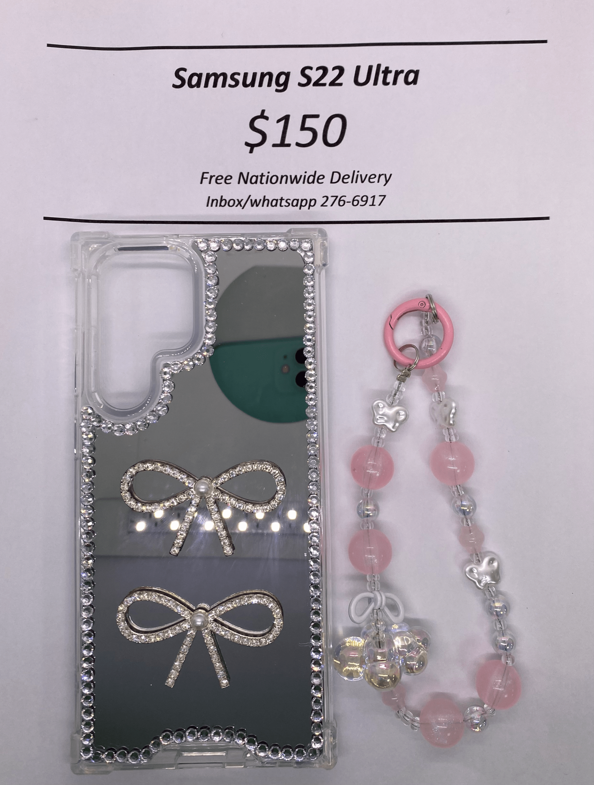 S22 Ultra Mirror Bow with Band