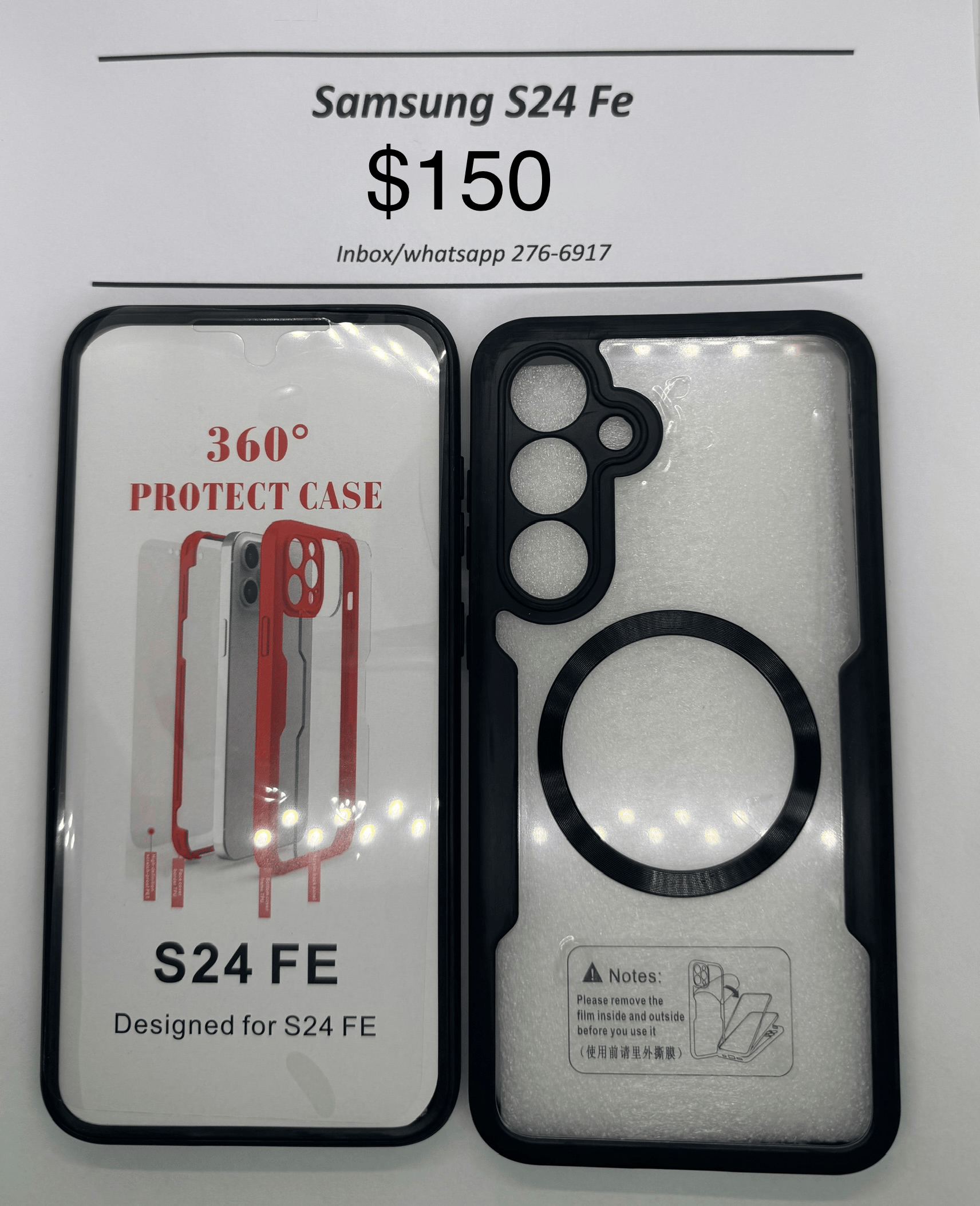 S24 FE Black 360 Rugged Magsafe