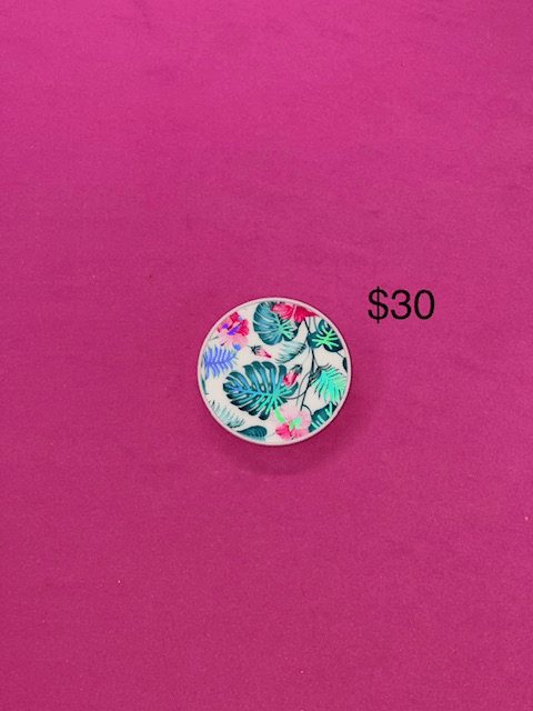 Pop Socket - White Floral