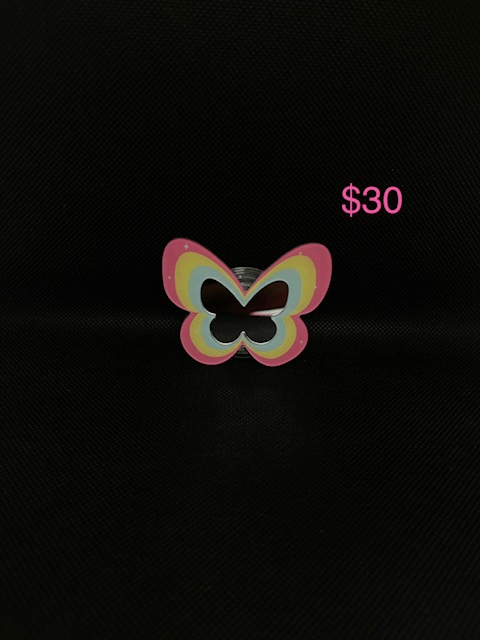 Pop Socket - Rainbow Butterfly