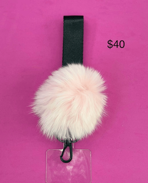 Pink Pom Pom Charm
