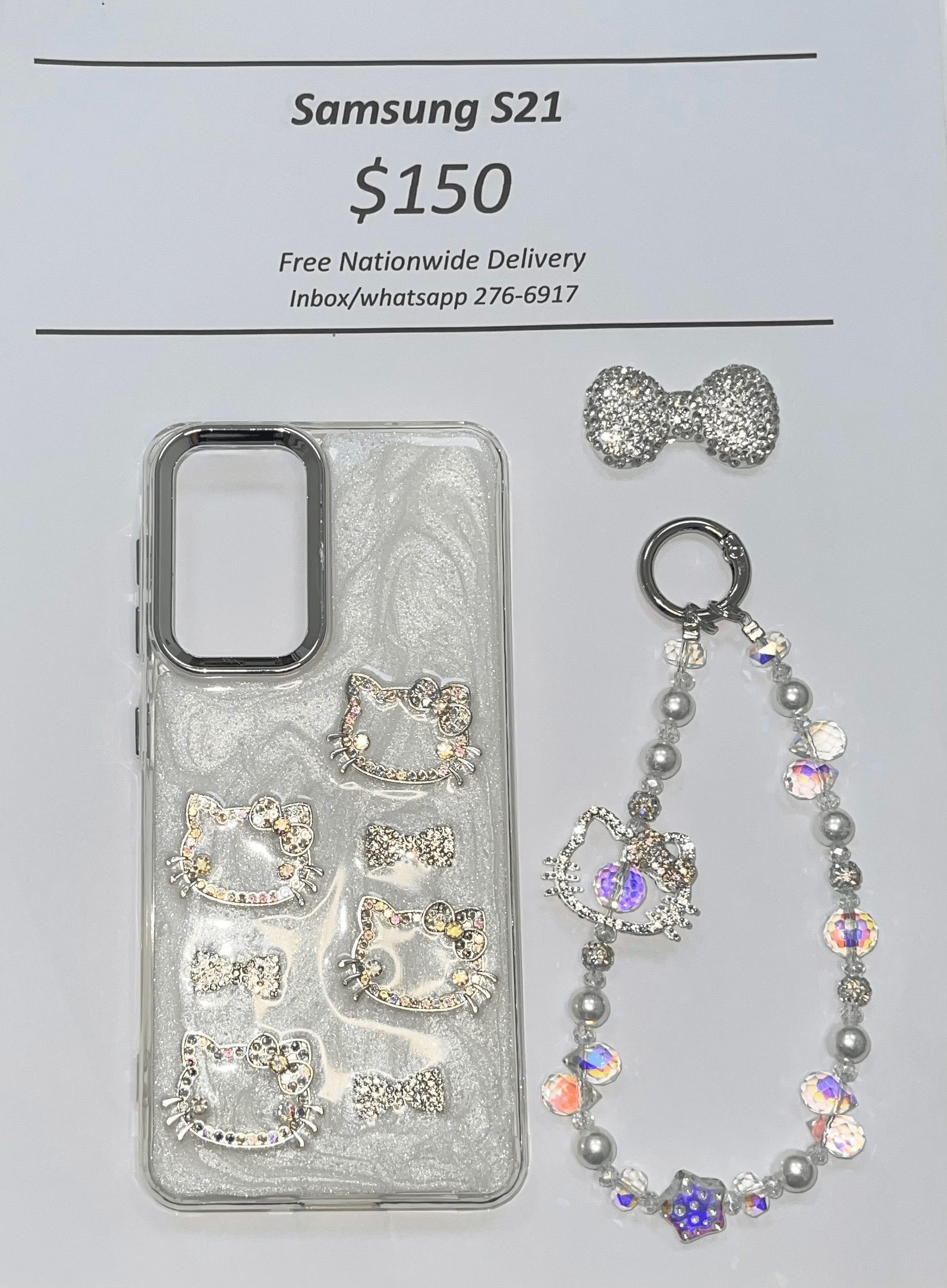 S21 Silver Gem Hello Kitty