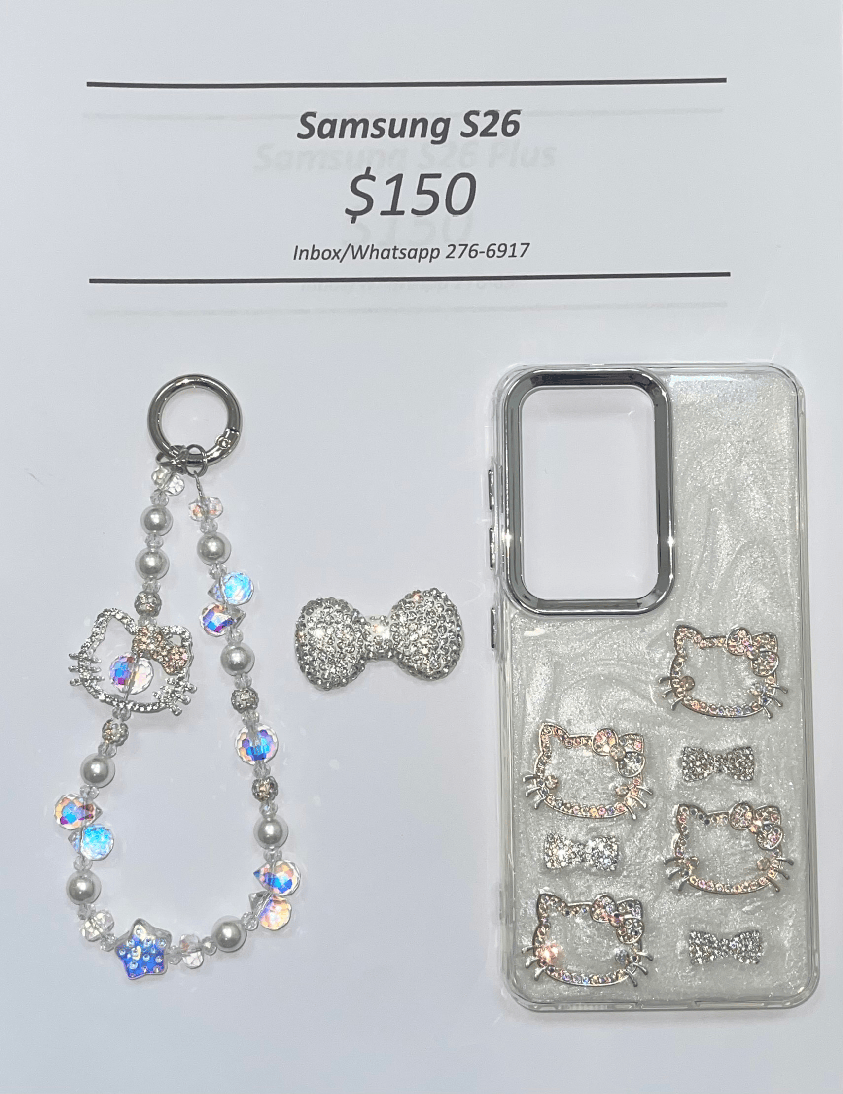 S26 Silver Gem Hello Kitty