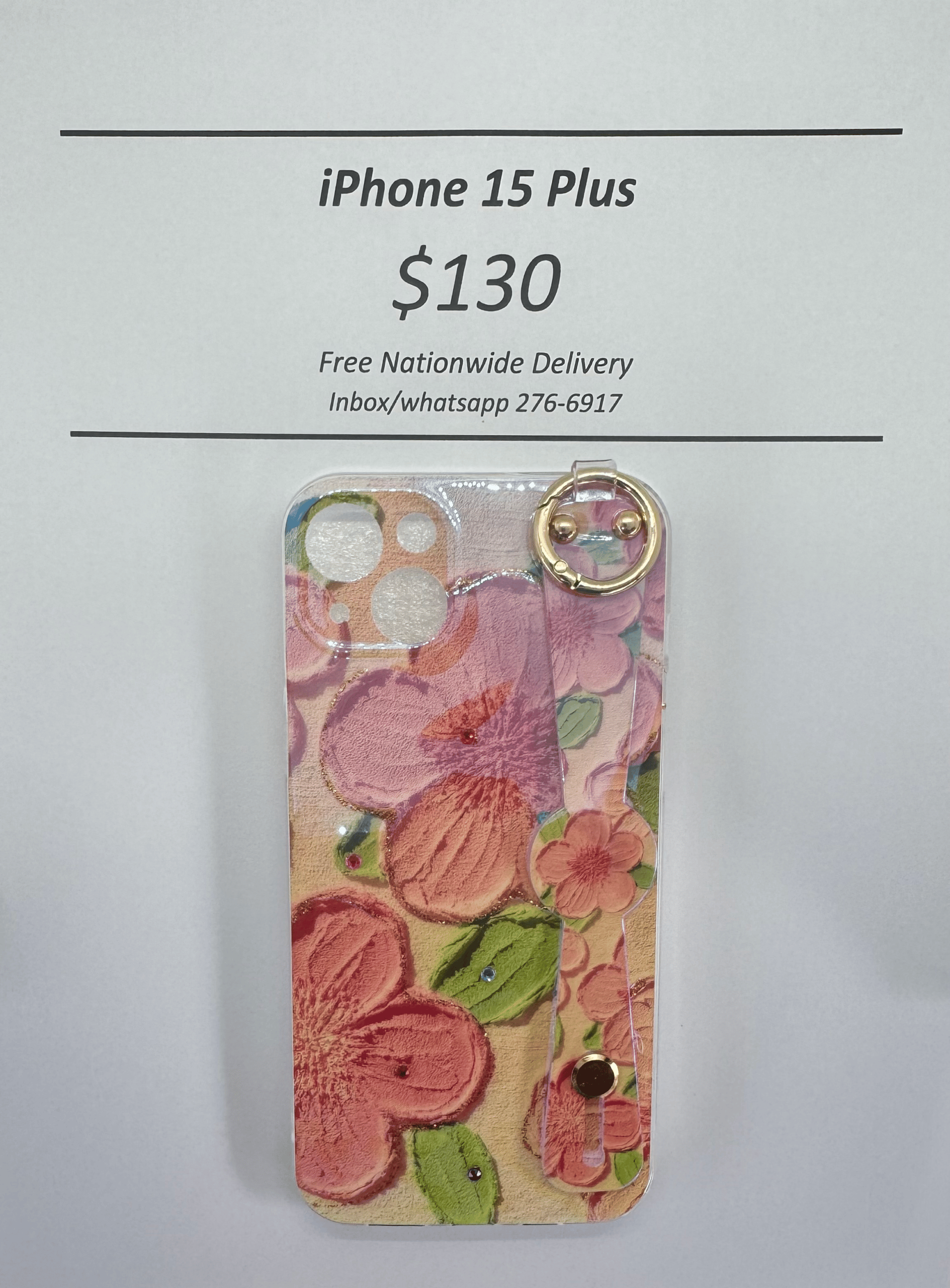 iPhone 15+ 3D Floral