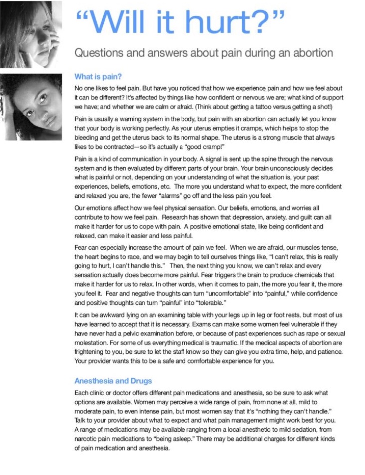 Screenshot of Will It Hurt PDF