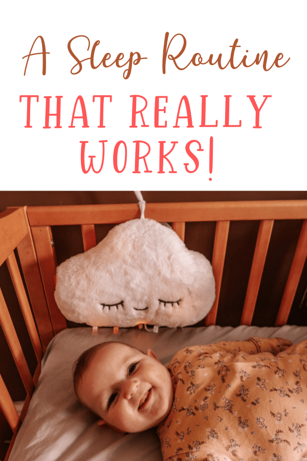 The only way I get my baby to sleep well and through the night is by following this calming bedtime routine that I've been perfecting for each of my children. I seem to have nailed it with baby number three and I'd ready to share it with you! #parentingtips #bedtimeroutine #babysleep