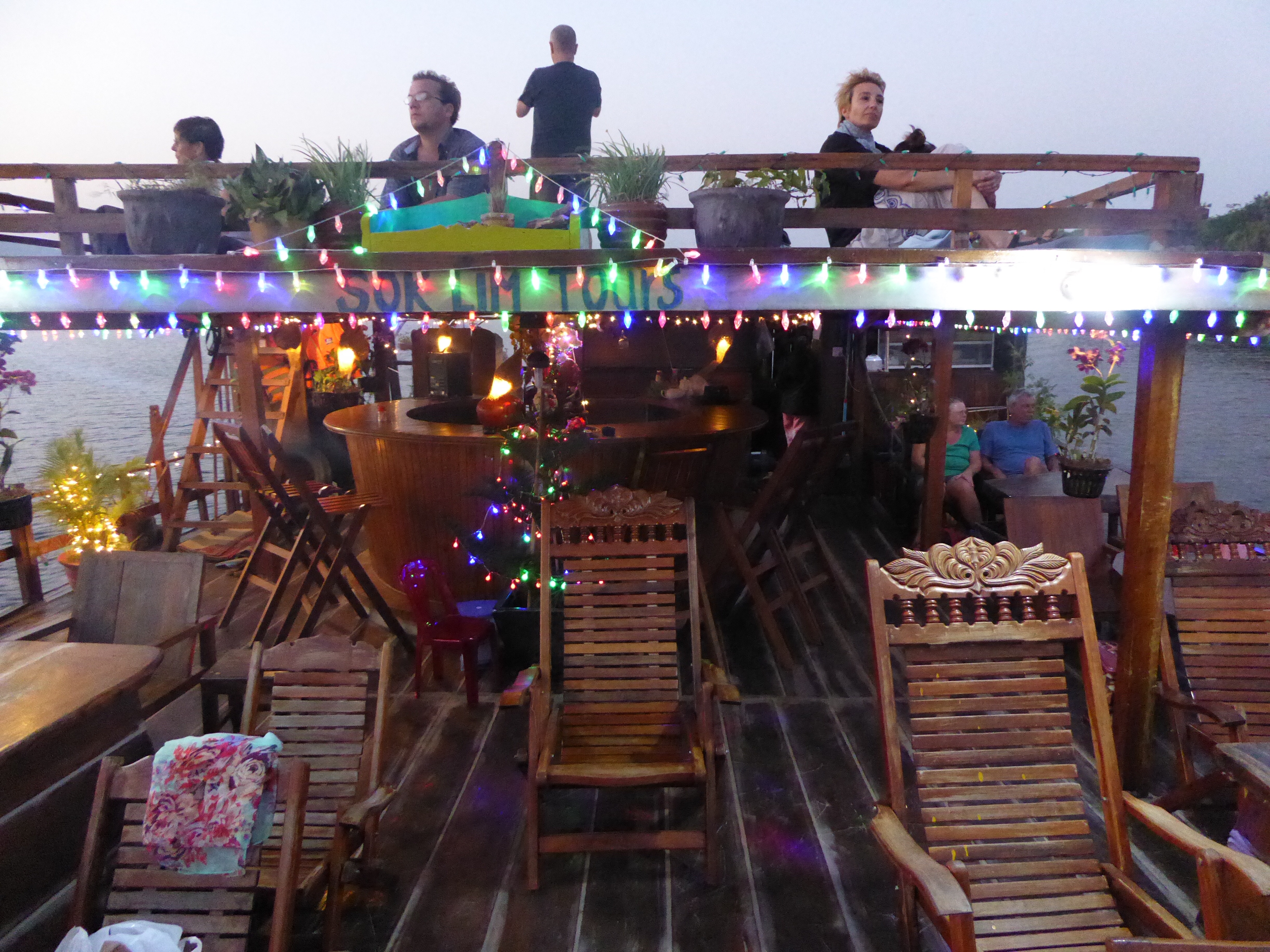 The sunset cruise boat