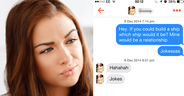 7 of the Funniest Tinder Chat-Up Lines Of All Time