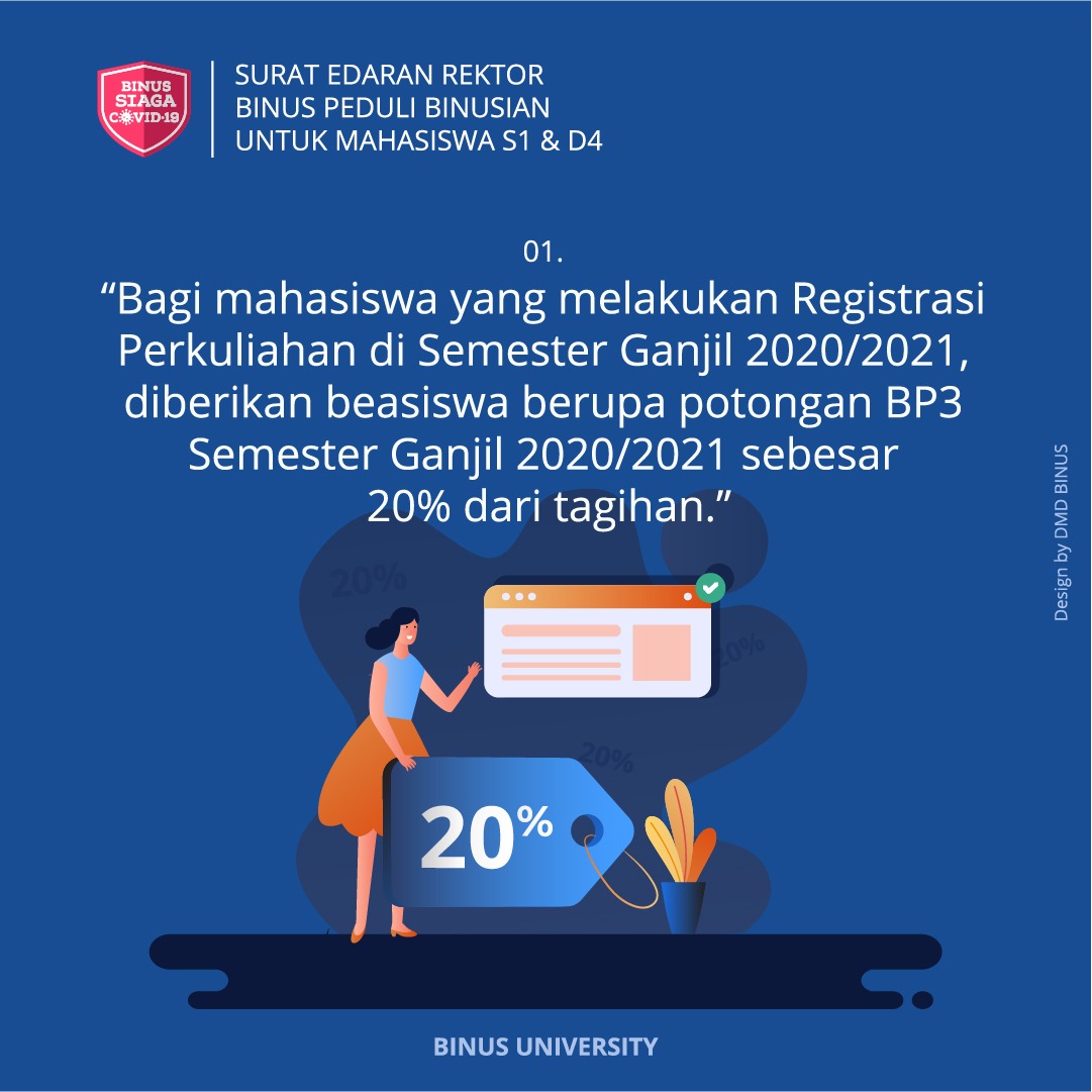 20.10.2021 · informasi biaya wisuda di binus 2021 biaya binus 2021 contentsjalan lingkar boulevar blok wa no1 summarecon bekasi kel marga mulya jawa barat 17142 telp simulasi biaya pendidikan binus. Se Rektor Peduli Binusian Mahasiswa S1 Dan D4 Accounting