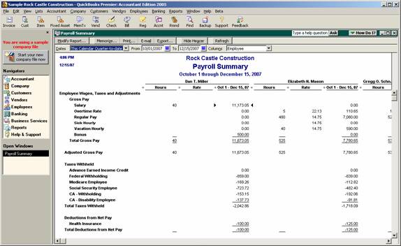 Solved Summarize Payroll Data In Excel Medical Insurance 32400 8100 135000 18900 2 201150 8.