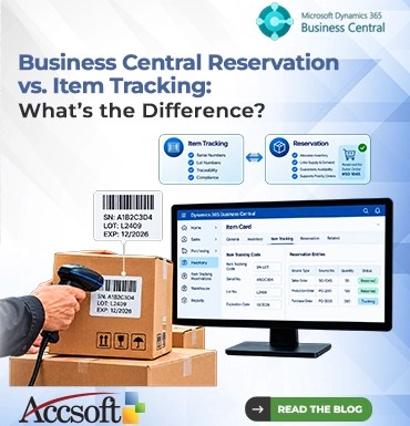 Business Central Reservation vs. Item Tracking: What’s the Difference?