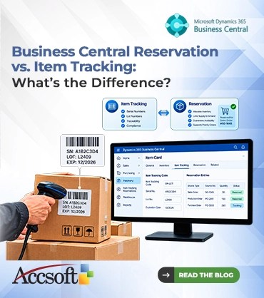 Business Central Reservation vs. Item Tracking: What’s the Difference?