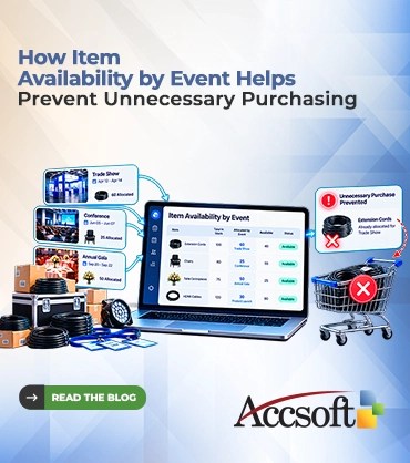 How Item Availability by Event Helps Prevent Unnecessary Purchasing