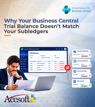Why Your Business Central Trial Balance Doesn’t Match Your Subledgers