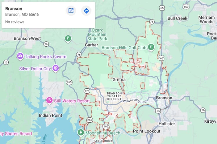 Foundation Work Branson MO And Surrounding Areas Since 1996 Branson MO Map 