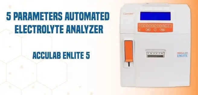 5 Parameters automated electrolyte analyzer