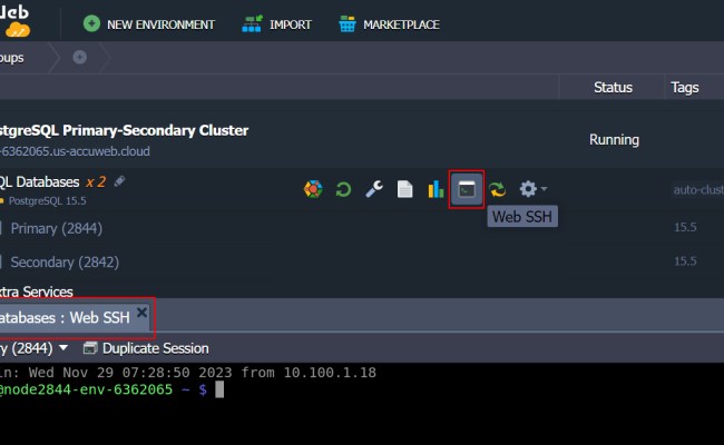 PostgreSQL Hosting - Cloud SQL - Accuweb.cloud