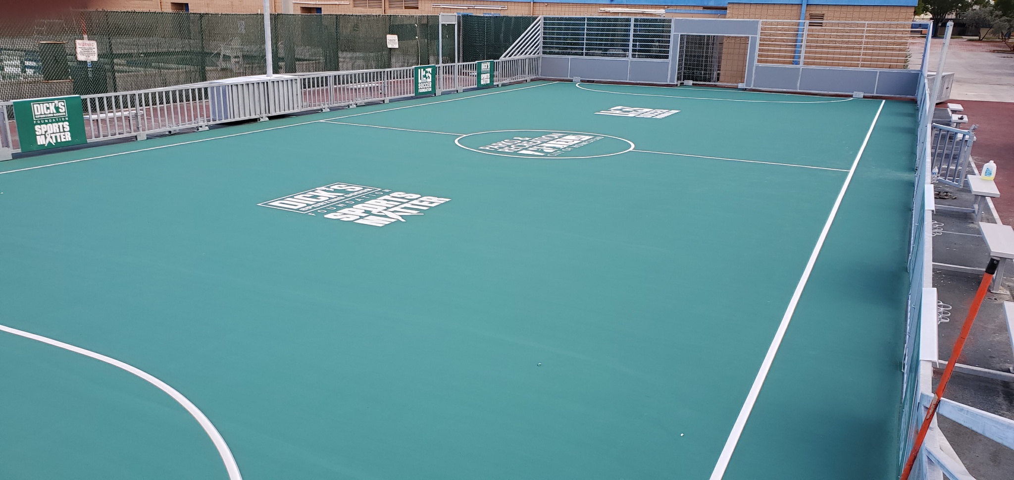 Futsal Soccer Mini Pitch Logo Stencil Masters