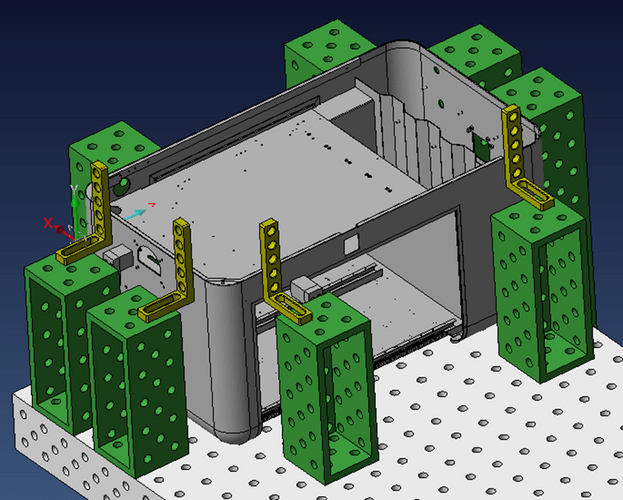 Medical GAS BOX 3D assembly