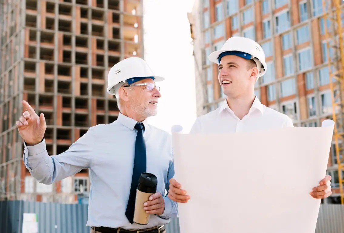 people with building project