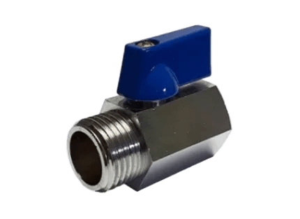 Válvula Esfera Macho-Fêmea Mini
