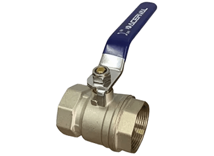 Válvula de Esfera Monobloco em Latão Passagem Plena BSP PN-25