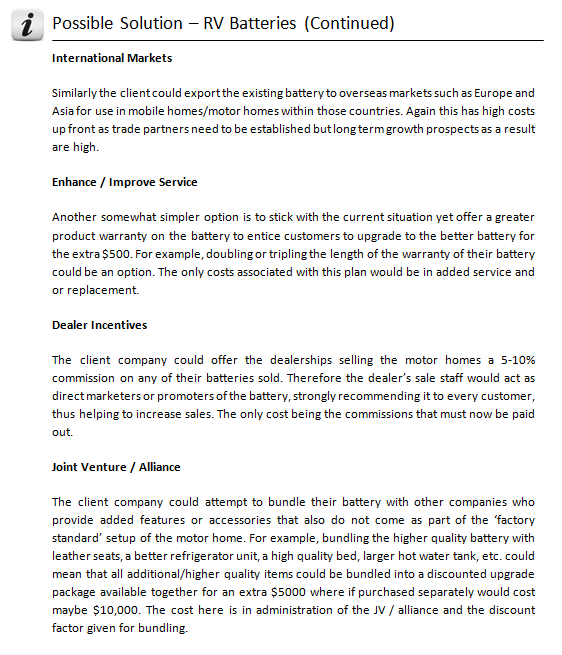 Case Interview Sample Questions Business Problems Strategy