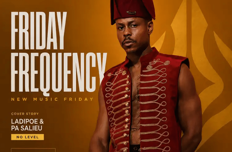 Friday Frequency #005 cover featuring LADIPOE for AceWorldTEAM's New Music Friday editorial playlist of the week's essential African music.