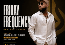 New Music Friday cover featuring Davido on AceWorldTEAM's Friday Frequency #007 highlighting the week's best new African music releases.