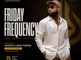 New Music Friday cover featuring Davido on AceWorldTEAM's Friday Frequency #007 highlighting the week's best new African music releases.