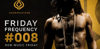 Rema featured on AceWorldTEAM's New Music Friday Friday Frequency #008 cover highlighting the best new African music releases from Nigeria, Ghana and South Africa.