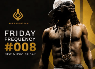 Rema featured on AceWorldTEAM's New Music Friday Friday Frequency #008 cover highlighting the best new African music releases from Nigeria, Ghana and South Africa.