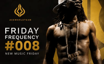 Rema featured on AceWorldTEAM's New Music Friday Friday Frequency #008 cover highlighting the best new African music releases from Nigeria, Ghana and South Africa.
