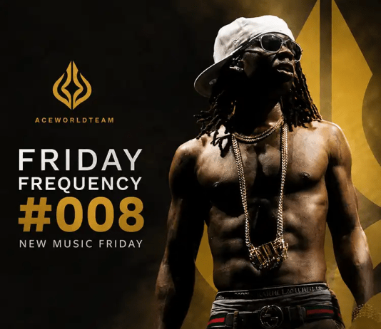 Rema featured on AceWorldTEAM's New Music Friday Friday Frequency #008 cover highlighting the best new African music releases from Nigeria, Ghana and South Africa.
