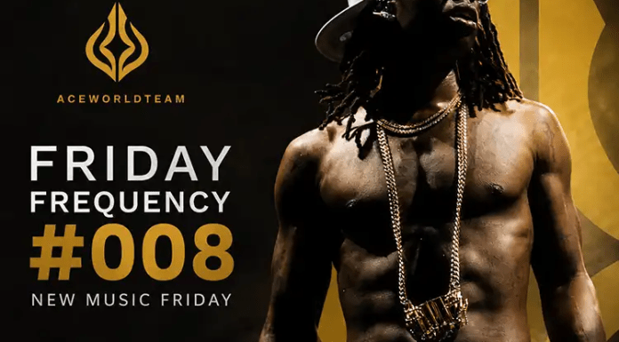 Rema featured on AceWorldTEAM's New Music Friday Friday Frequency #008 cover highlighting the best new African music releases from Nigeria, Ghana and South Africa.