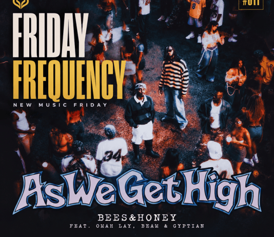 New Music Friday #011 cover featuring Bees & Honey, Omah Lay, BEAM and Gyptian