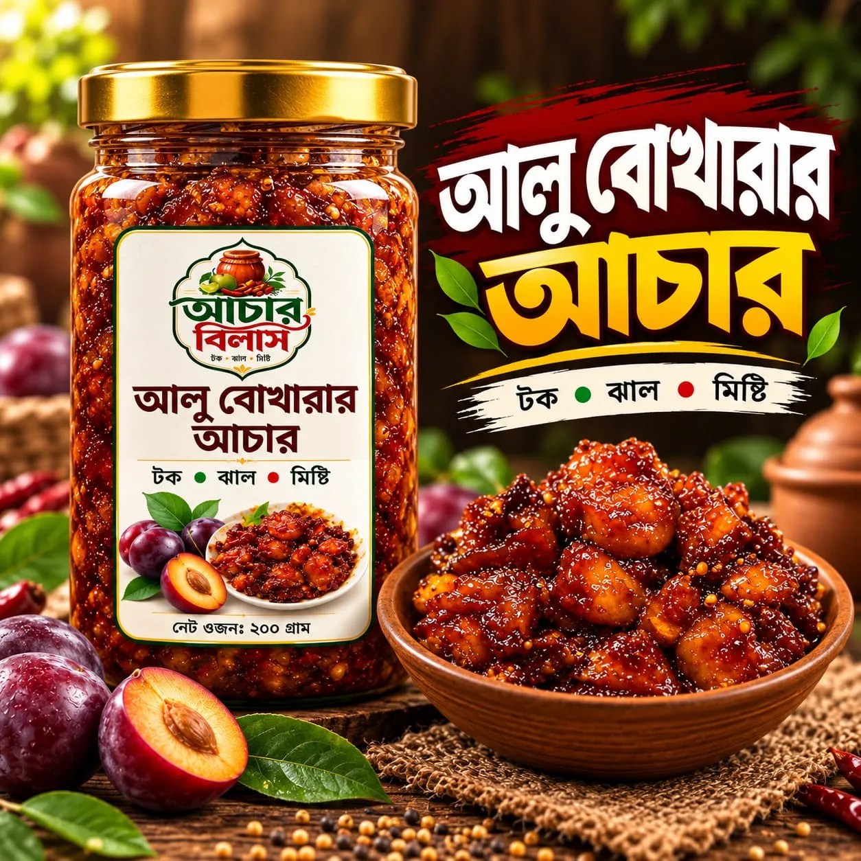 Alu Bokharar Achar