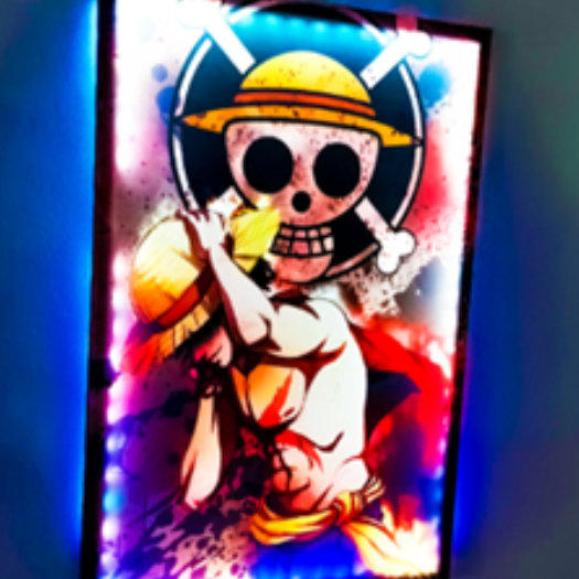 Tableau led luffy