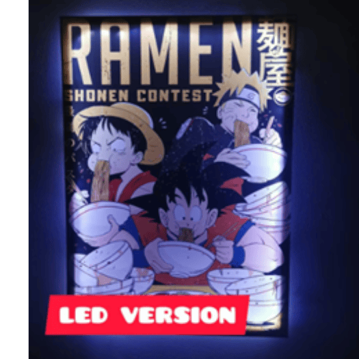 Tableau led ramen acideanime