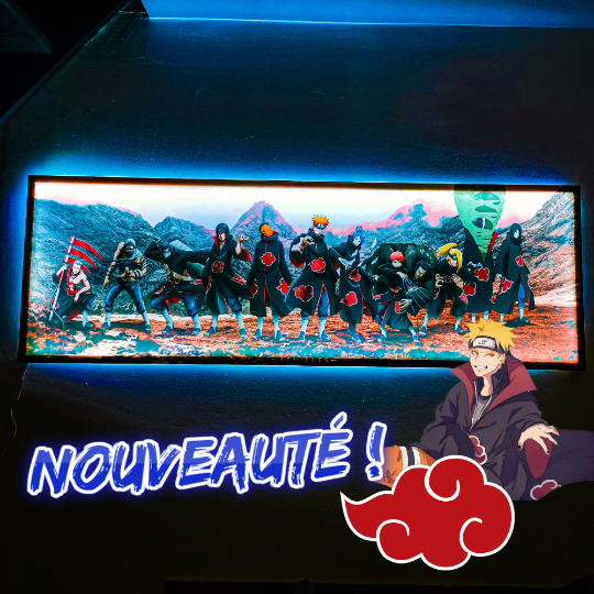 Visuel Naruto pour une décoration manga sur mesure