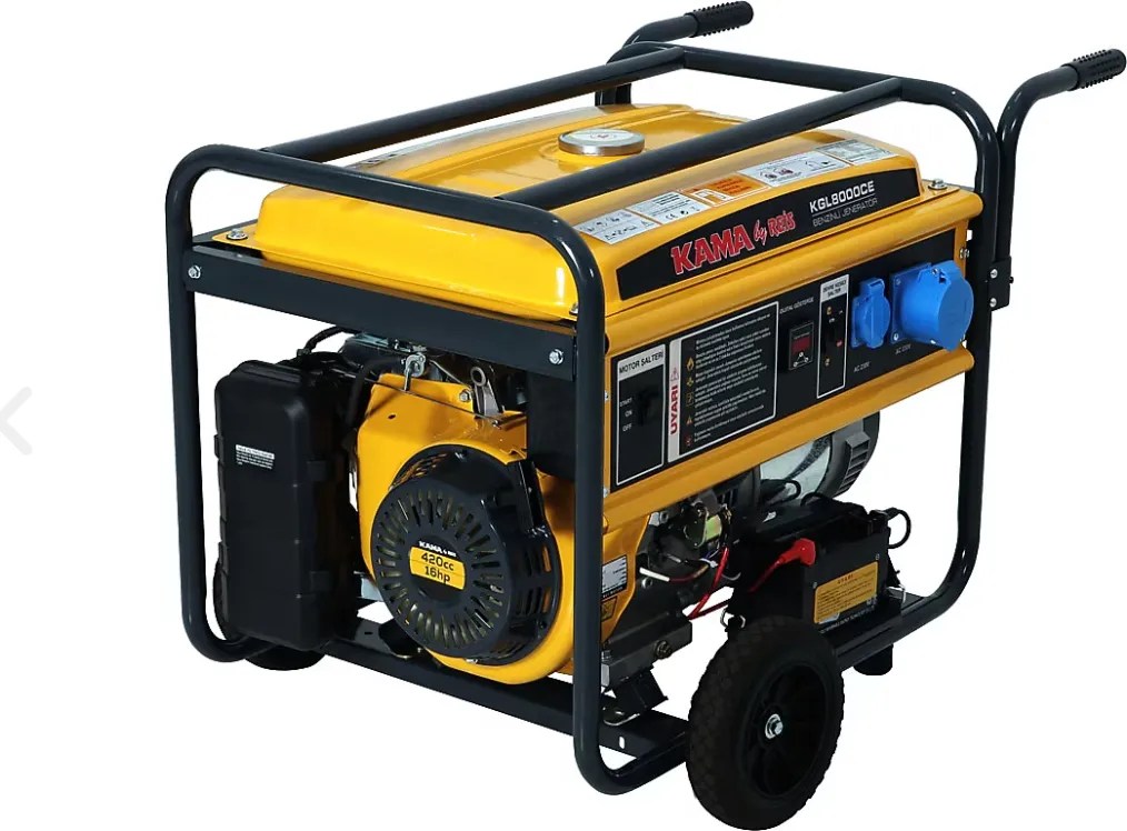 KGL 8000CE 8.1 kva benzinli monofaze jeneratör