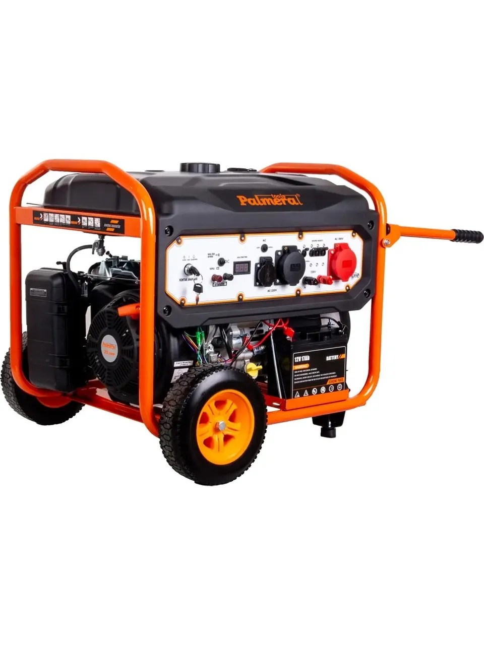 Palmera PA13000JMD 12.5 Kva Dual Çıkışlı Benzinli Marşlı Portatif Jeneratör – Bakır Sargılı, Güçlü 20 Hp Motor ve Kesintisiz Enerji