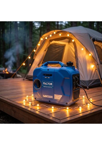 Factor KGL1250IS 1.2 Kw Inverterli Benzinli Çanta Tipi Jeneratör – Sessiz, Taşınabilir ve Güvenilir Enerji