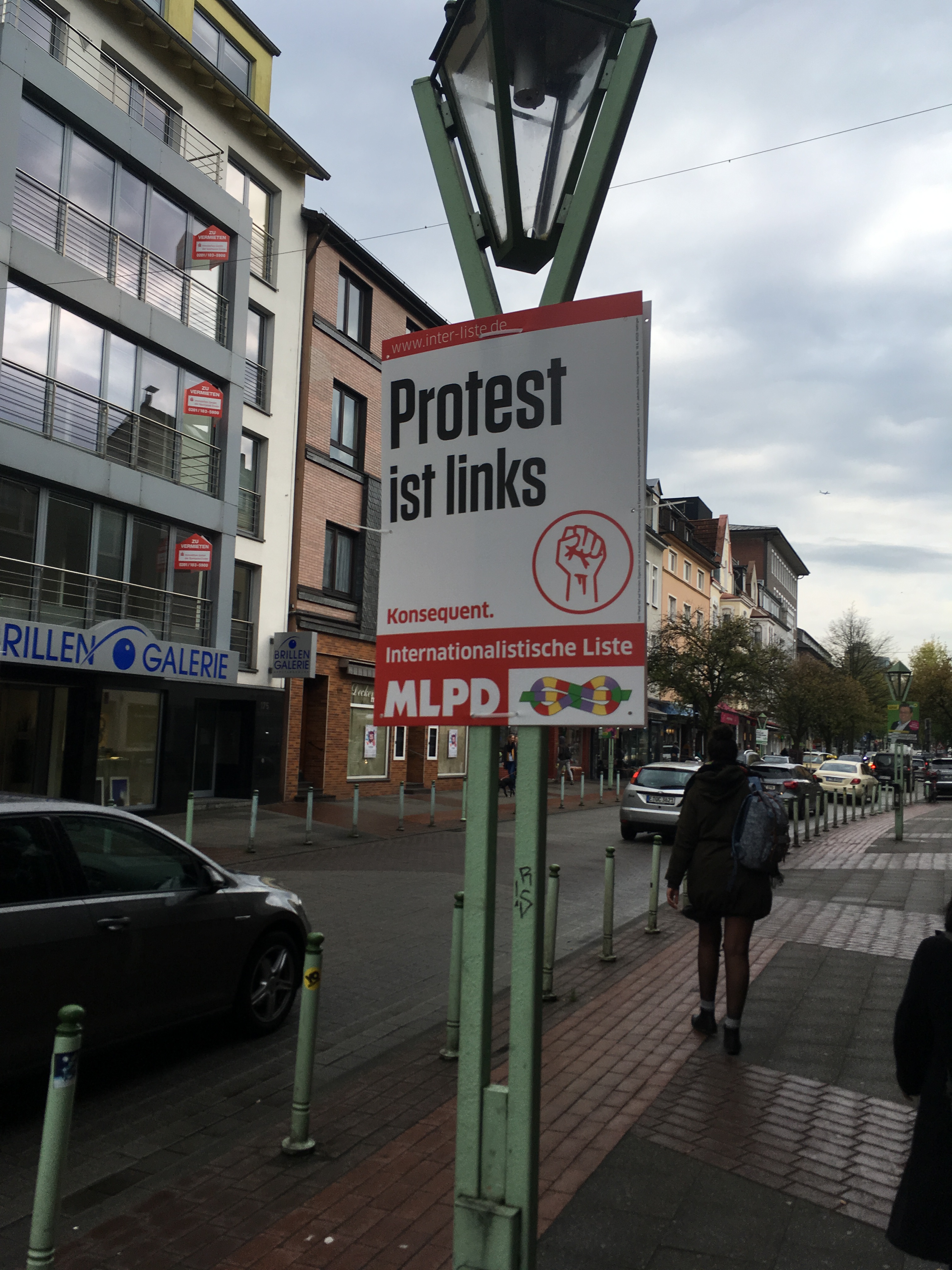 "Protest is leftist"